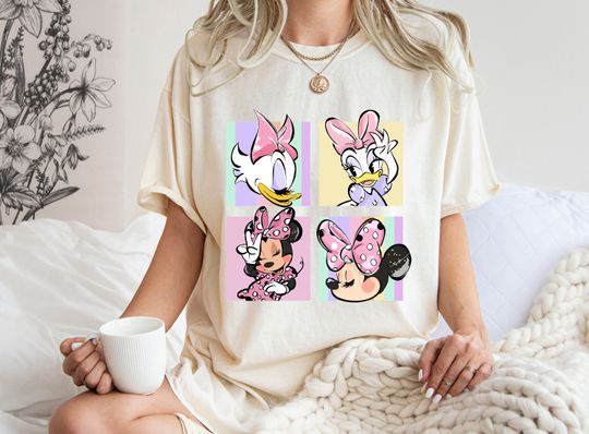 Disney Minnie Daisy Summer Shirt, Minnie And Daisy Shirts