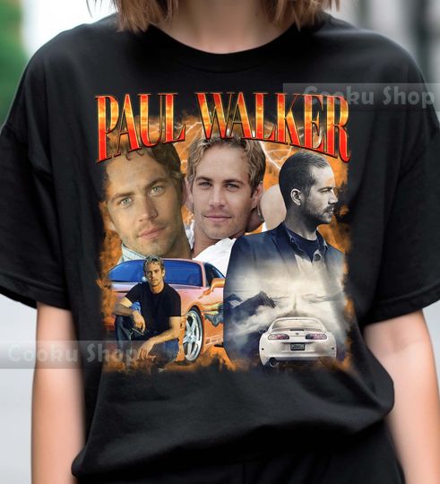 Retro Paul Walker - Brian O'Conner TShirt, Paul Walker hoodie, Paul Walker sweatshirt, Paul Walker Rock Style Bootleg Tee