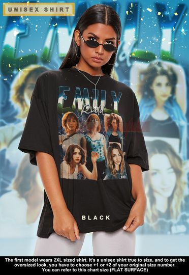 EMILY RUDD T-shirt - Emily Rudd Fans Shirt, Emily Rudd Vintage Tees, Emily Rudd Retro Shirt, Emily Rudd Long Sleeve Shirt Emily Rudd Bootleg