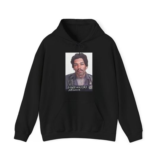 Jimi Hendrix Mugshot Hoodie