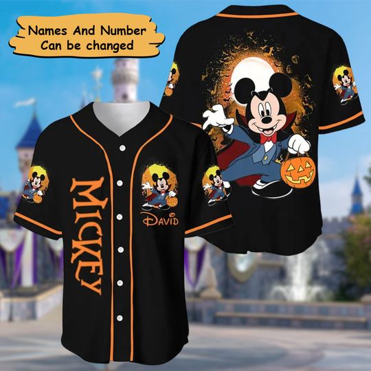 Personalize Mouse Baseball Jersey Team
