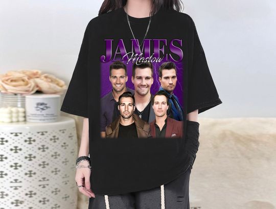 James Maslow T-Shirt, James Maslow Shirt, James Maslow Tees, James Maslow Homage, Vintage Movie, Vintage T-Shirt, Classic Movie