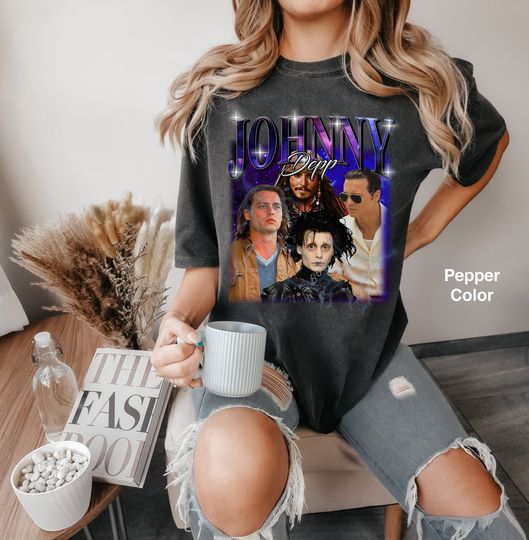 Retro Johnny Depp Comfort Colors Shirt, Pirate Johnny Depp Shirt, Johnny Depp Sweatshirt, Johnny Depp RottenBorn Lawyer, Johnny Depp Merch