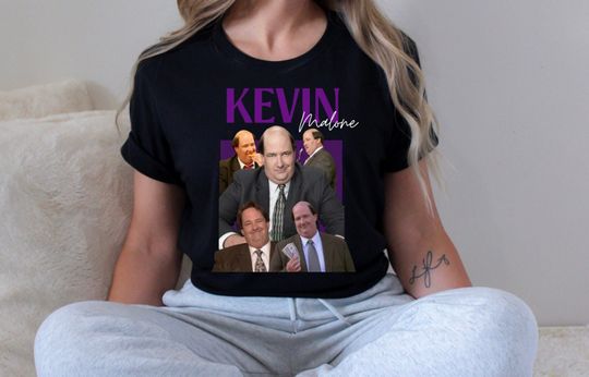Kevin Malone Shirt | Retro Vintage Kevin Malone Graphic Tee The Office Unisex Ultra Cotton Tee Dunder Mifflin Gift For Her For Him
