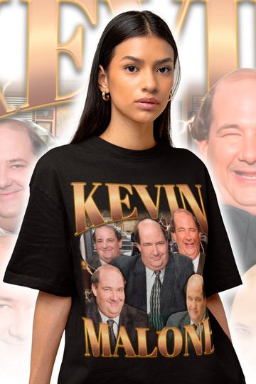 Discover Kevin Malone Retro 90s Tee - Kevin Malone Merch - Kevin Malone Fan Gift - Michael Scott
