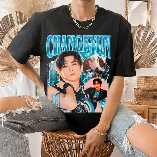Exclusive Monsta X Changkyun T-shirt - Monsta X Shirt - Kpop Shirt - Kpop Merch