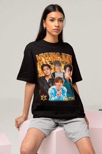 Astro myungjun Retro 90s T-shirt - Astro kpop Shirt - Kpop Merch - Kpop Gift for her or him - Astro Kpop bootleg Shirt