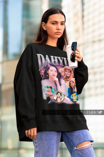 Twice Dahyun Retro 90s Sweatshirt - Kpop Merch - Kpop Gift for her or him - Trendy Sweater - Twice Sweatshirt