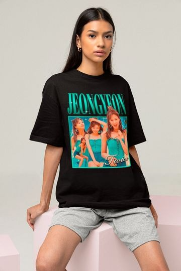 Twice Jeongyeon Retro Classic Tee - Kpop Bootleg Shirt - Kpop Merch - Kpop Gift for her or him - Twice Jeongyeon T-shirt