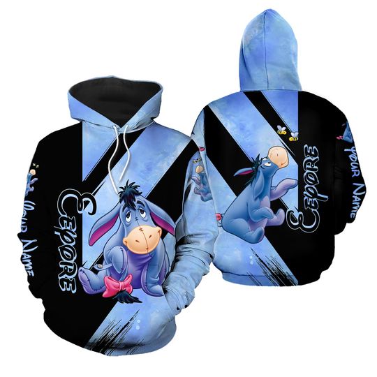 Personalized Winnie The Pooh Eeyore Disney Hoodie Leggings Set