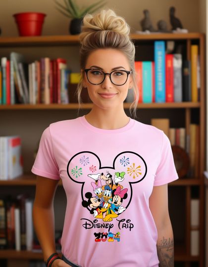 Disney Trip 2024 Tee, Disney Family Trip 2024 Shirt, First trip for Disney Tee