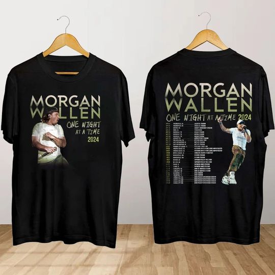Wallen Western One Night At A Time Tour 2024 T Shirt