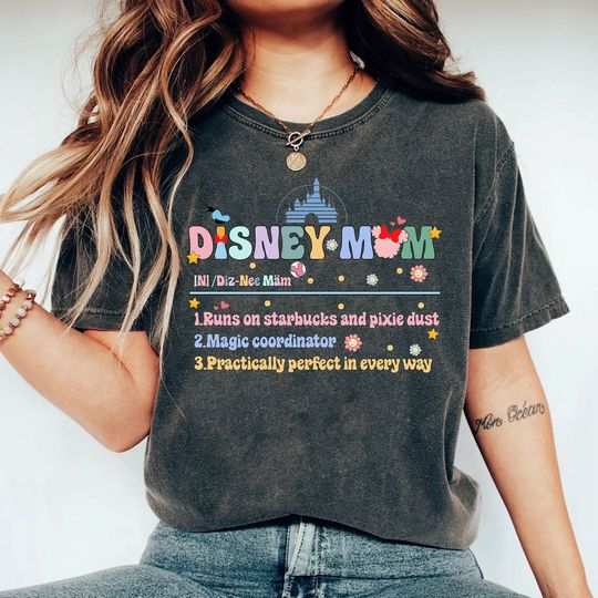 Retro Disney Mom Shirt, Funny Disney Mom Definition Shirt, Women's Disney Shirt, Disney Family Vacation Tee, Disney Shirt Gifts For Mom