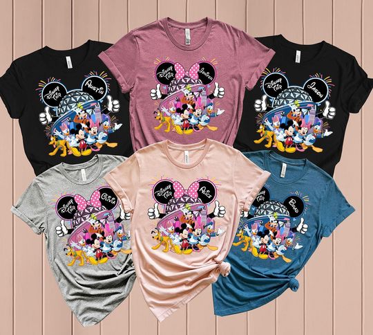 Disney Epcot 2024 Shirt, Custom Name Disney Epcot Shirt