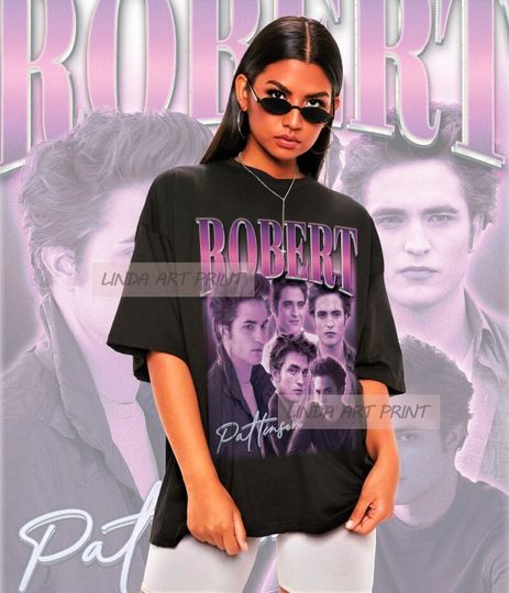 Retro Robert Pattinson Shirt - Robert Pattinson Tshirt,Robert Pattinson T shirt,Robert Pattinson T-shirt