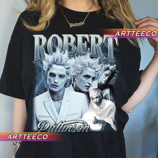 Vintage Robert Pattinson Shirt, Robert Pattinson Tshirt, Robert Pattinson Merch