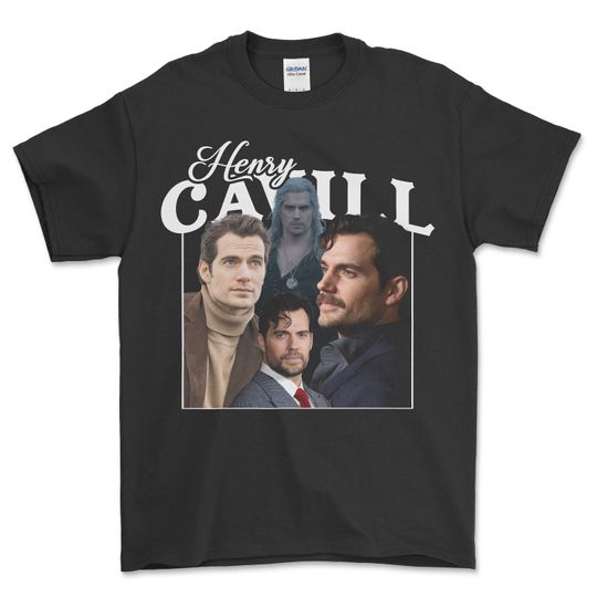 HENRY CAVILL Vintage Shirt, Homage Tshirt, Fan Tees, Retro 90s T-shirt Fan Art superman henry cavill top