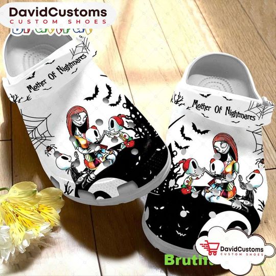Happy Halloween Disney Mother Of Nightmares Clogs Shoes