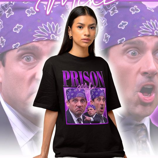Prison Mike Retro Shirt - Prison Mike Sweatshirt - Prison Mike Biatch - office Shirt - The Office Hoodie - Prison Mike Tv Series Tee