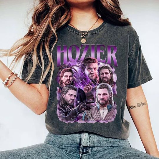 Bootleg T-Shirt, Hozier Gale BG3 Shirt, Gale Baldurs Gate 3 Vintage T-Shirt