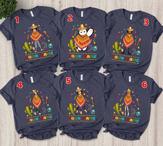 Big Hero 6 Matching Shirts, Cinco De Mayo Disney Shirt
