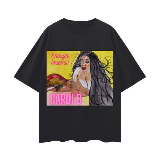 Cardi B Enough Miami Painting T-shirt
