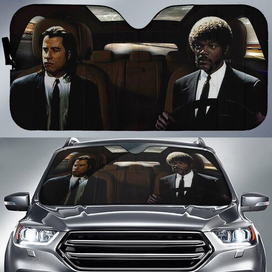 Pulp Fiction Movies Car Sunshade