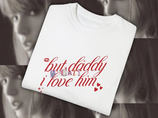 But Daddy I Love Him Taylor Shirt TTPD Vintage T-shirt, Taylor TTPD Inspired Shirt