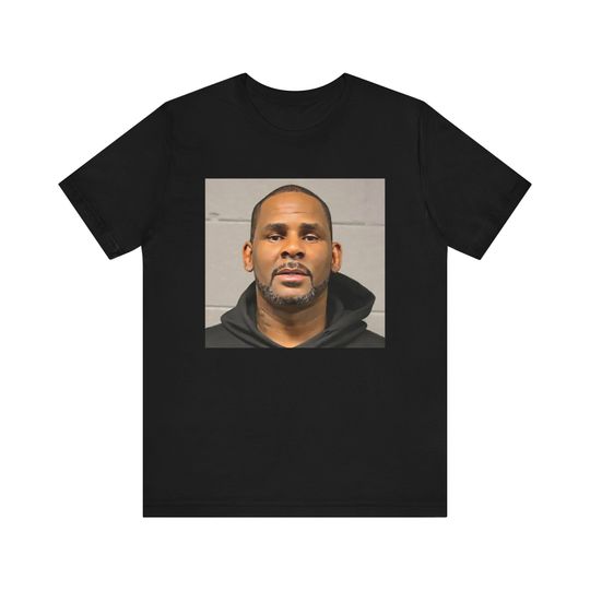 Discover R. Kelly Mugshot Short Sleeve Tee, Celebrity Mugshot Shirt