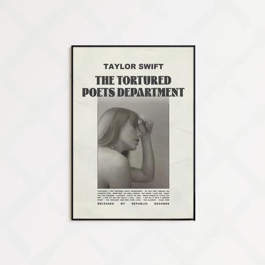 Taylor Posters- The Tortured Poets Department Poster