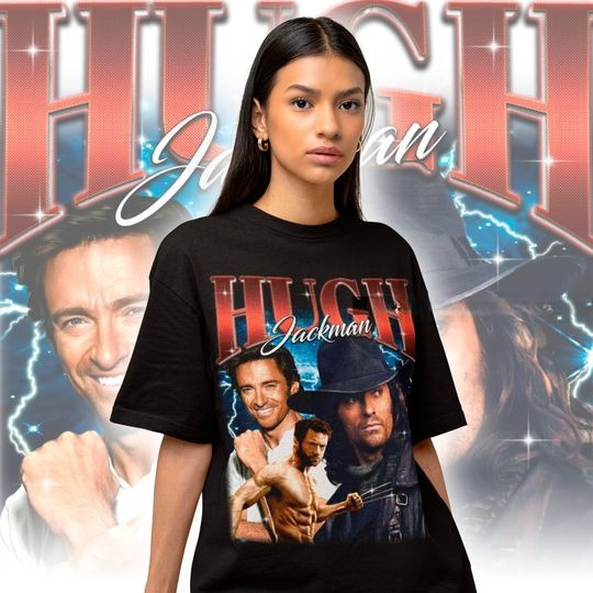Hugh Jackman Retro 90s Shirt - Hugh Jackman T-shirt