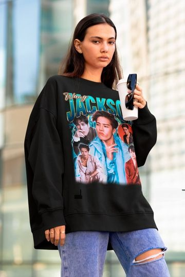 GOT7 Jackson Wang Retro 90s Sweatshirt - Kpop Retro Bootleg Hoodie - Kpop Gift for her or him - Kpop Merch - Got7 Retro Sweater