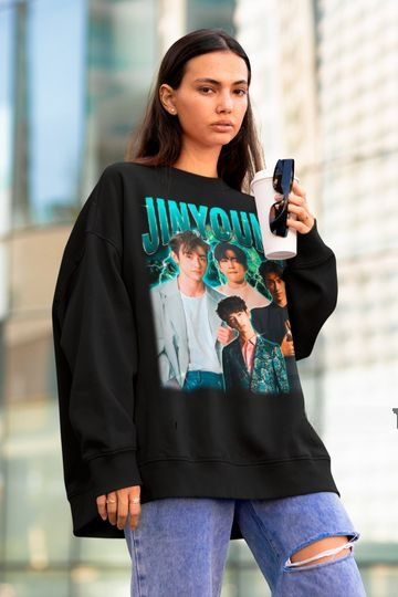 GOT7 Jinyoung Retro 90s Sweatshirt - Kpop Retro Bootleg Hoodie - Kpop Gift for her or him - Kpop Merch - Got7 Retro Sweater