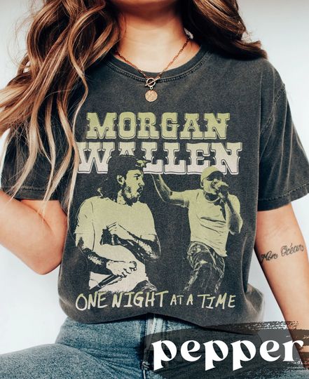 Wallen Tour 2024 T-Shirt, Wallen Western Shirt, One Night At A Time Tour 2024 shirt, Country Music Shirt, Cowboy Wallen Shirt , Gift for her