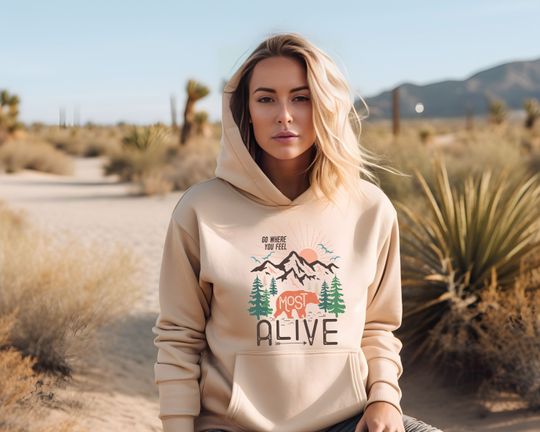 Mountain Hoodie, Camping Hoodie, Camping Hoodie, Camp Lover Hoodie, Gift For Camper