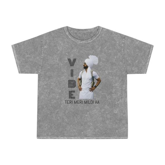 Diljit Dosanjh Mineral wash Vibe shirt