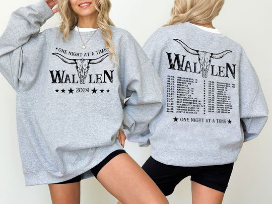 Wallen Western Tour 2024 Png, Wallen Western One Night At A Time Tour
