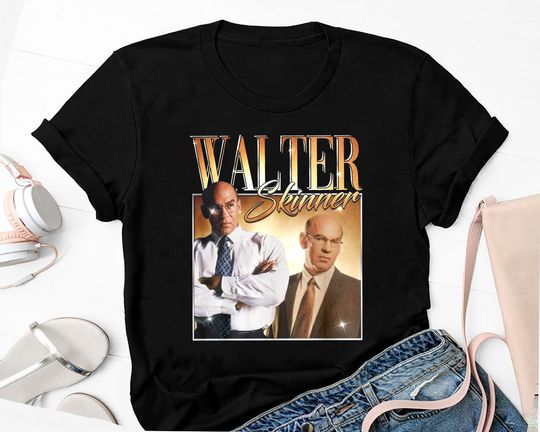The X-Files Mitch Pileggi Walter Skinner 90S Vintage T-Shirt