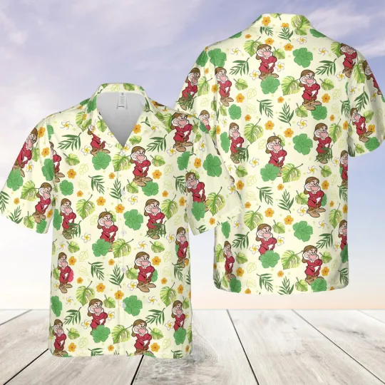 Disney Grumpy Dwarf Hawaiian Shirt