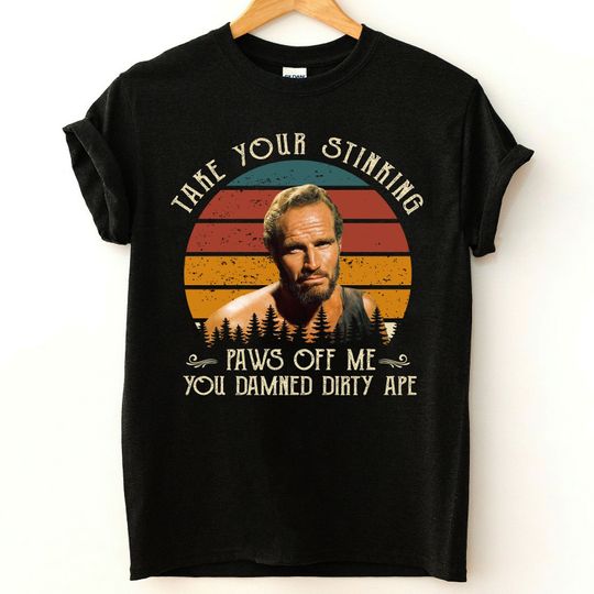 Charlton Heston Planet Of The Apes Vintage T-Shirt