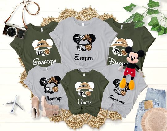 Custom Animal Kingdom Safari Shirt, Disney Trip 2023 Shirt, Disney Family Shirt