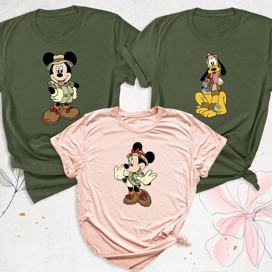 Disney Safari Trip Shirt, Animal Kingdom Disney Character Tshirt, Family Disney Vacation
