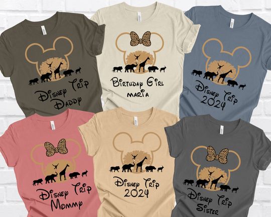 Custom Disney Animal Kingdom Shirts, Disney Trip Shirts, Safari Family Matching