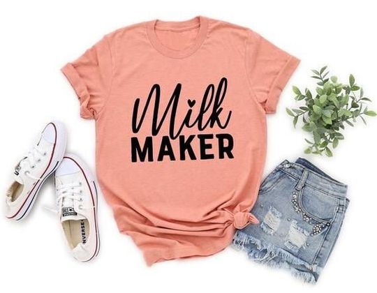 Milk Maker T-Shirt, Breastfeeding Shirt, Mother Shirt, Nursing Shirt