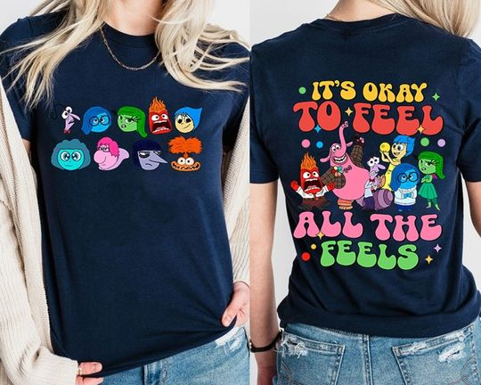 Disneyland Inside Out Shirt, It's Okay To Feel All The Feels Shirt