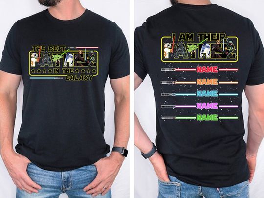 Custom Disneyland Starwars Father Shirt, I Am Their Father Shirt, Fathers Day Shirt