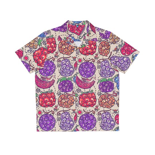 Devil Fruit Hawaiian Shirt, Anime Shirt