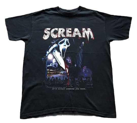 Scream T-shirt goth horror 90 vintage film