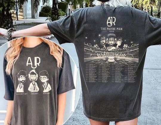 A.J.R The A.J.R 2 Sides Shirt, A.J.R The Maybe Man Tour 2024 Shirt, Funny A.J.R Tour Shirt, A.J.R Trendy 2024 Shirt Men Women