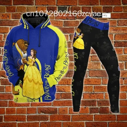 Disney Beauty and the Beast Hoodie Leggings Set